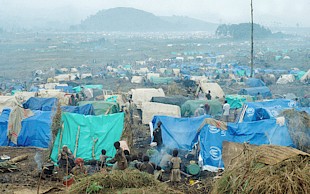CDC: Refugee camp for Rwandans in Kimbumba, 1994
